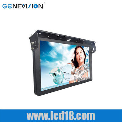 18.5 Inch Ceiling Mounted Bus Advertising Screen For Stops Information Display