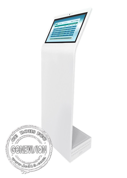 21.5 inch Simple Touch Screen Free Standing Kiosk Self Service Queue Number Calling Kiosk