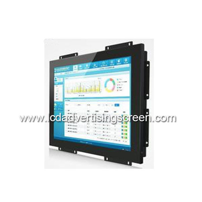 Black Open Frame Touch Monitor , 18.5 Inch IR Touch Screen Monitor
