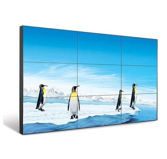 Large Size LCD Wall Screen Monitor 3.5mm Bezel Video Controller Ultra Narrow Stitching
