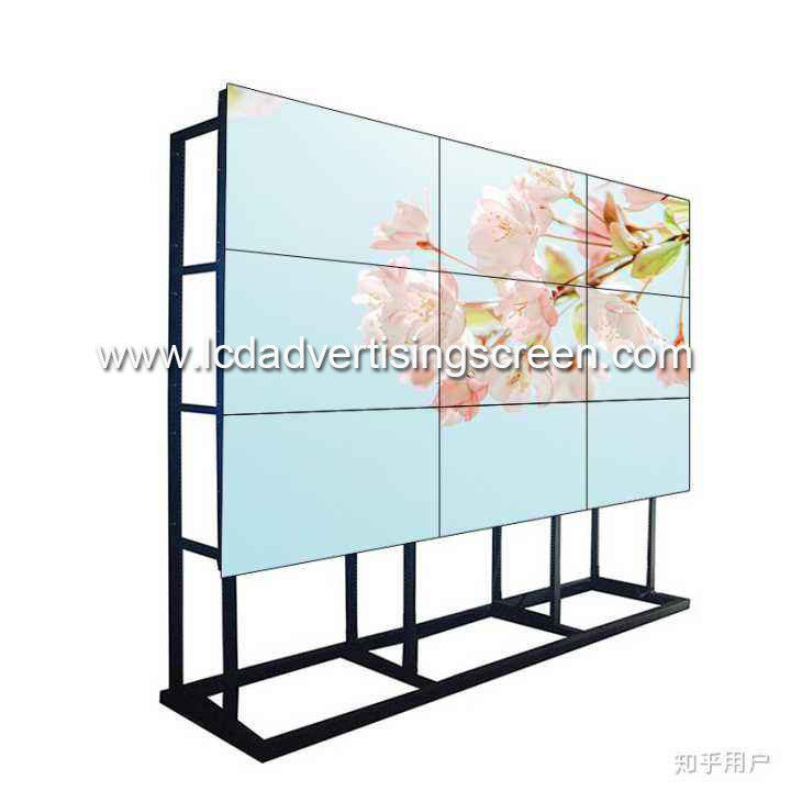 500cd Floor Standing Shelf Digital Signage Lcd Video Wall