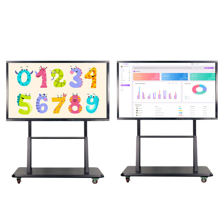 Interactive 75" 4K 118W 350nits LCD Touch Screen Display