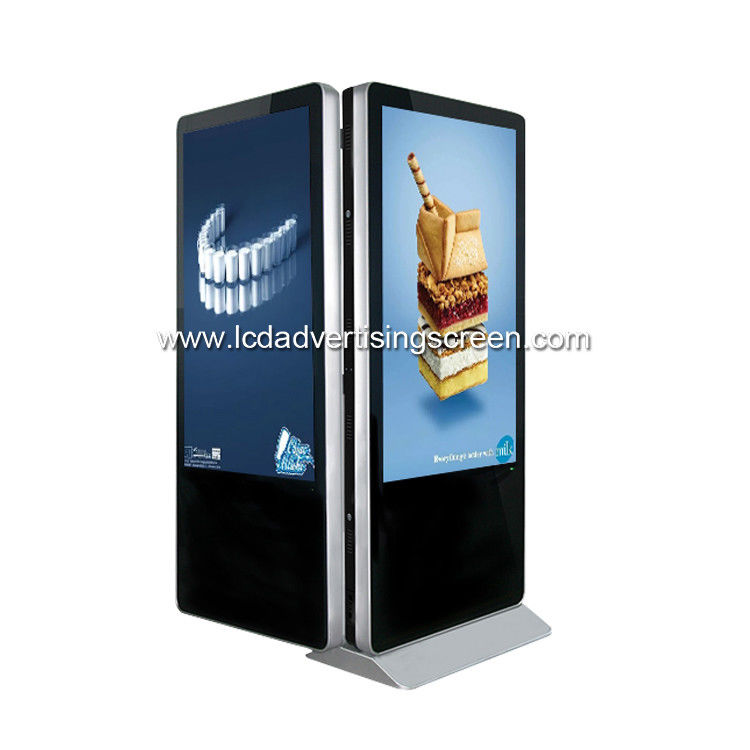 Floor Standing Double Screen TFT LCD Advertising Machine