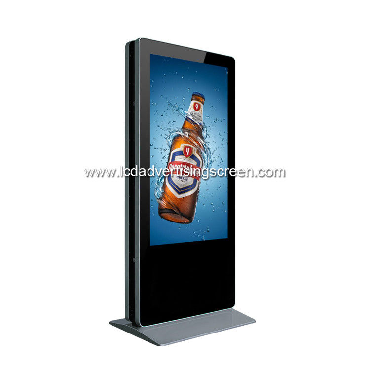 Floor Standing Double Screen TFT LCD Advertising Machine