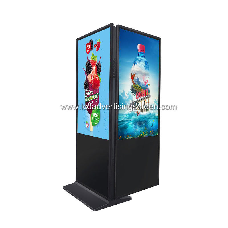 43" 55" Ultra Thin Double Sided Interactive Touch Screen Display
