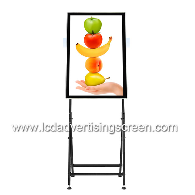 32 Inch WiFi TFT LCD Advertising Player 1920x1080 With Floor Standing Base