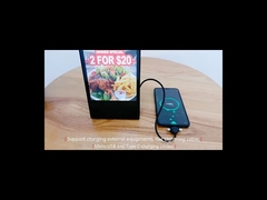 8 Inch desk top LCD advertising touch screen display with Android wifi