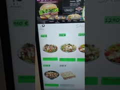 32 Inch Restaurant Self Ordering  Kiosk demo