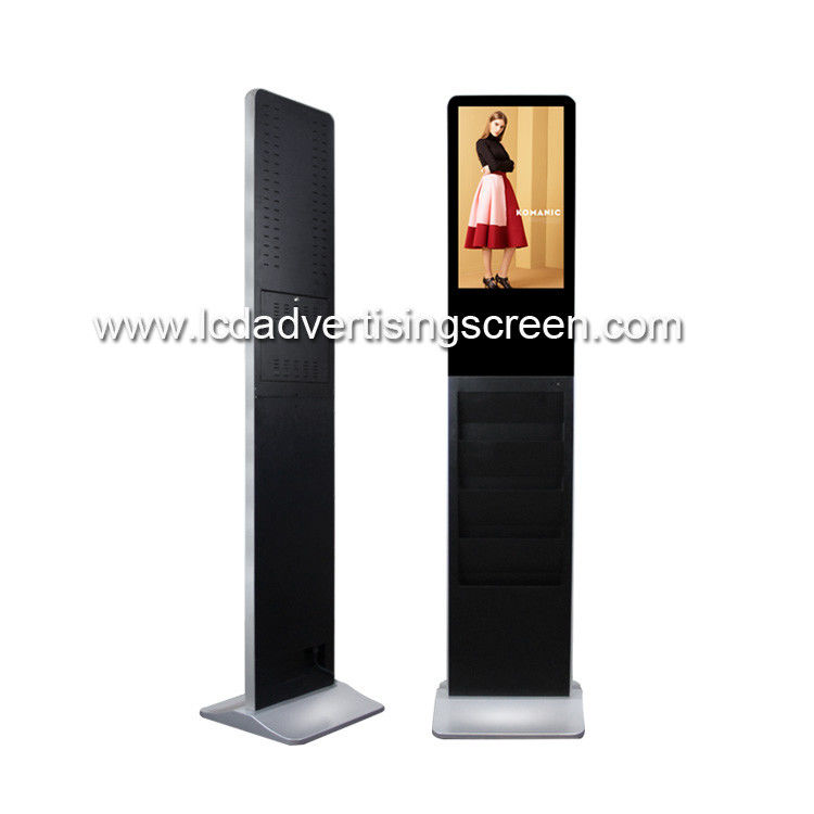 Android Wifi Lcd Advertising Screen Digital Book Holder 300 Cd/M2 Brightness