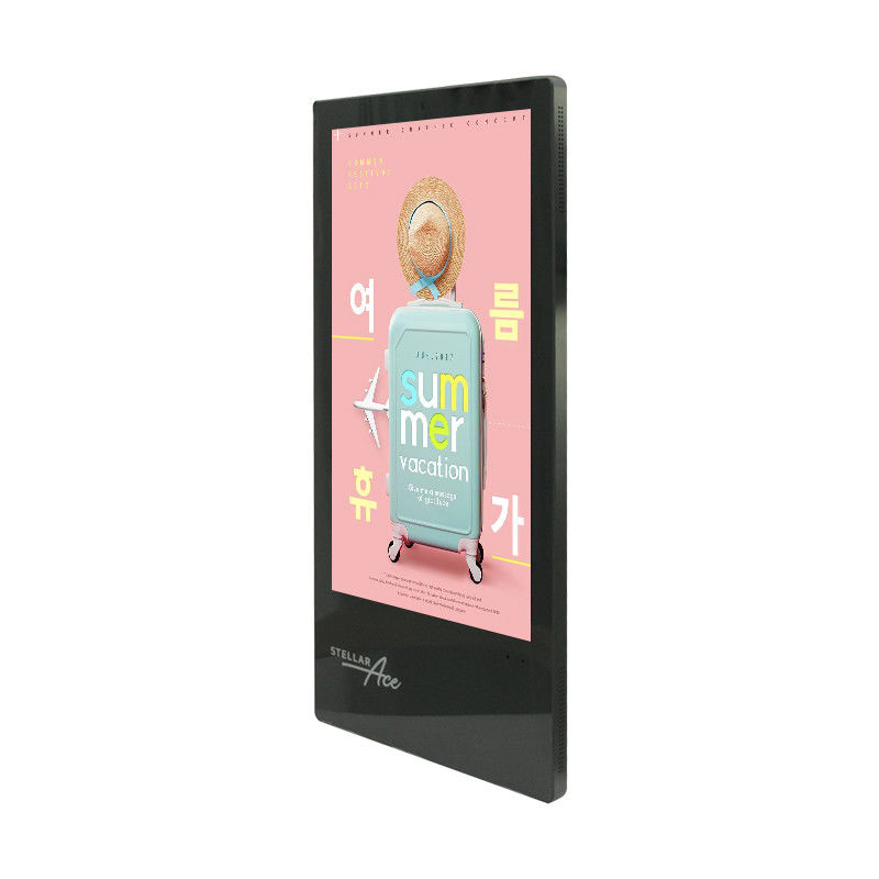 24'' Wall Mounted Android smart Media Player Display 5.0mpx Camera Support Face Recognition