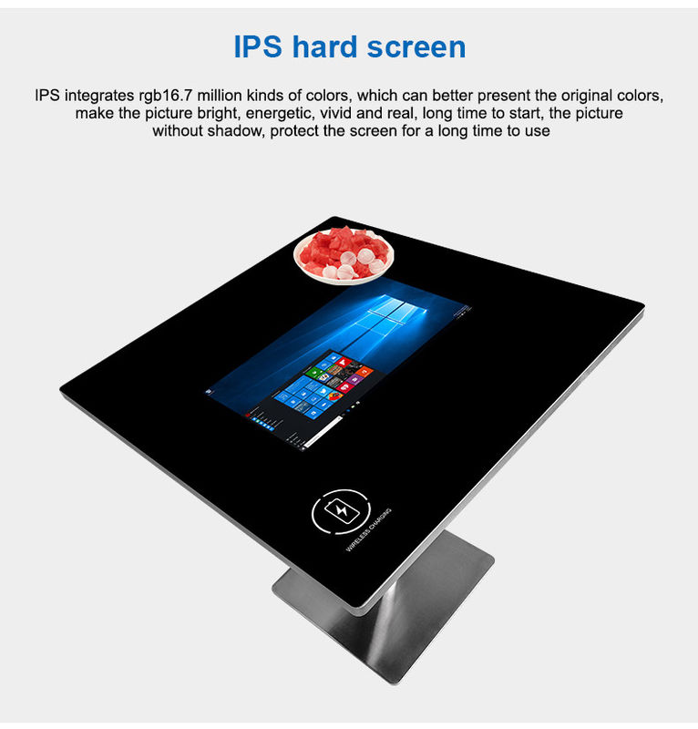 21.5 Touch PC Screen Coffee Table Wireless Charging Win10 System